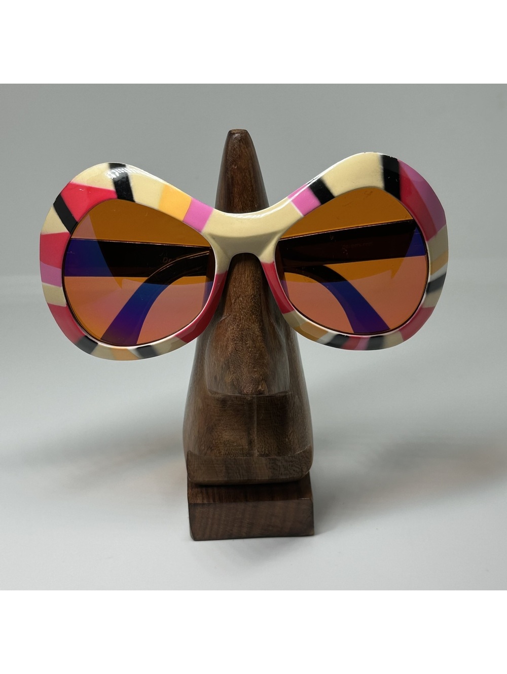 Dr. Peepers Retro Colorblock Oversized Sunglasses